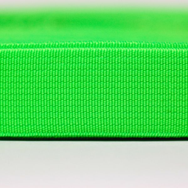 Pruženka šíře 20 mm - zelená neon