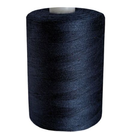 Galanterie: Polyesterové nitě 1000 m - tm.modrá