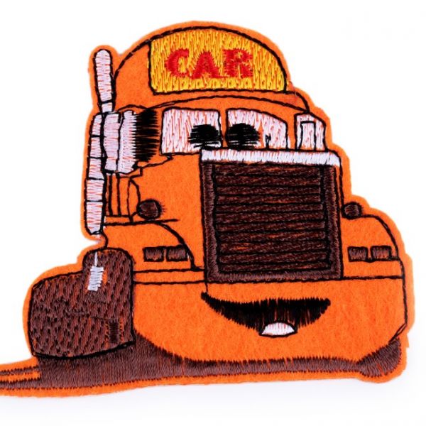 Nažehlovačka nákladní auto - oranžová