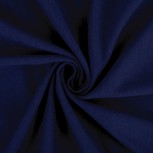 Teplákovina šíře 160 cm - tmavě modrá