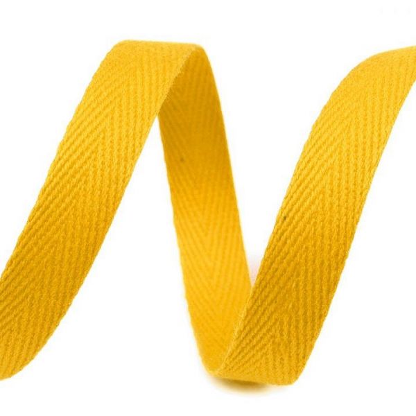 Keprovka - tkaloun šíře 10 mm (1m) - žlutá
