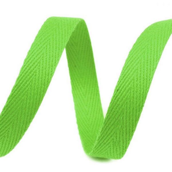 Keprovka - tkaloun šíře 10 mm (1m) - světle zelená