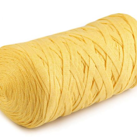 Galanterie: Špagety ploché Ribbon 250g - žlutá