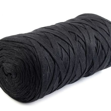 Galanterie: Špagety ploché Ribbon 250g - černá