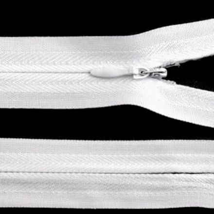 Galanterie: Skrytý zip nedělitelný 60 cm - bílá