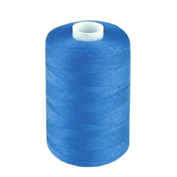 Polyesterové nitě - modrá azuro