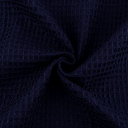 Metráž: Vaflovina šíře 155 cm - modrá tmavá