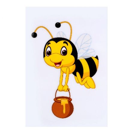 Galanterie: Nažehlovací obrázky - včela