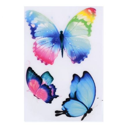 Galanterie: Nažehlovací obrázky - motýl