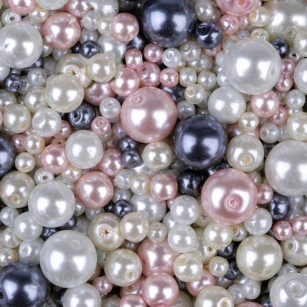 Skleněné voskové perly 4 - 12 mm (50 g)