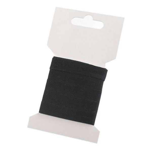 Keprovka na kartě šíře 10 mm (3 m) - černá