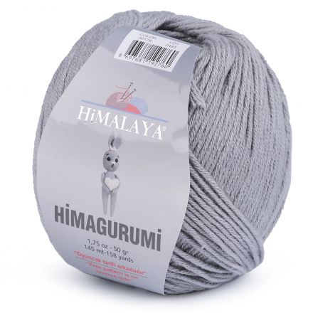 Galanterie: Pletací příze Himagurumi (50g) - šedá