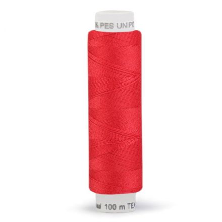 Galanterie: Polyesterové nitě 100 m - červená