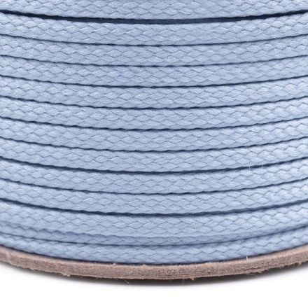 Galanterie: Oděvní šňůra PES 4 mm (1m) - modrá