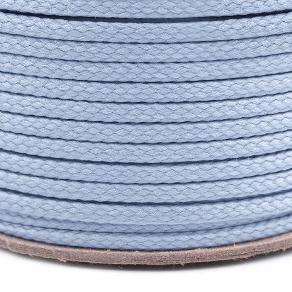 Oděvní šňůra PES 4 mm (1m) - modrá