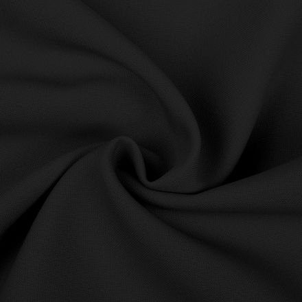 Metráž: Polyesterová šatovka Rongo - černá