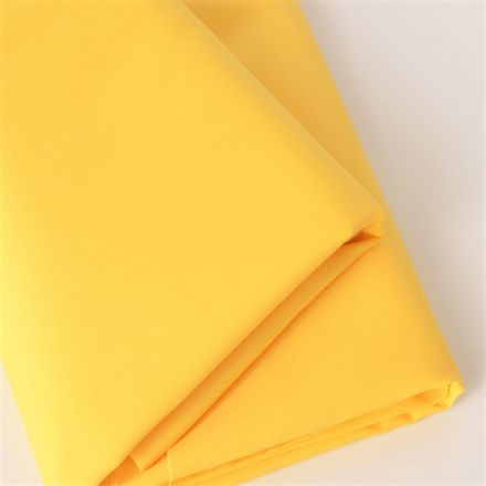 Metráž: Bavlněná látka šíře 155 cm - tmavě žlutá