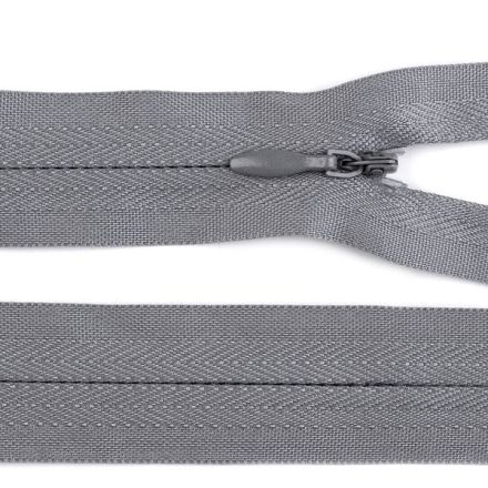 Galanterie: Skrytý zip nedělitelný délka 60 cm - šedá